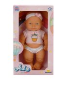 Dollz'n More Papusa bebelus Ada Dollz n More cu pijama roz 23 cm