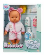 Dollz'n More Papusa bebelus Bebelou Dollz n More Timpul pentru baita 35 cm roz