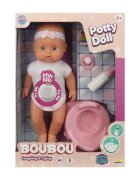 Dollz'n More Papusa bebelus cu olita Dollz n More Boubou 30 cm Roz
