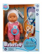 Dollz'n More Papusa bebelus Dollz n More Bebelou la doctor 35 cm roz