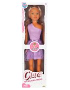 Dollz'n More Papusa Clara in tinuta de petrecere Dollz n More cu rochie mov 80 cm