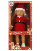Dollz'n More Papusa Tina in tinuta de sarbatoare si rochie casual Dollz n More 45 cm