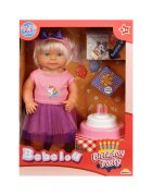 Dollz'n More Set papusa Bebelou cu fusta violet Dollz n More 40 cm