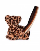 Doudou et Compagnie Jucarie de plus Doudou Ursulet geanta crossbody Leopard 30 cm