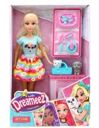 Dreameez Set de joaca cu papusa si animalute Pet Care