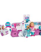 Evi Love Set 2 in 1 papusa Cabinet veterinar mobil