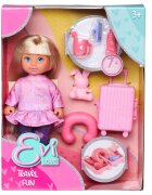 Evi Love Set papusa cu accesorii Travel Fun