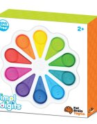 Fat Brain Toys Jucarie senzoriala cu bule numerice din silicon Dimpl Digits