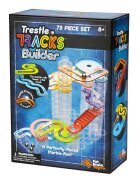 Fat Brain Toys Set Stem de constructie cu traseu pentru bile Trestle Tracks Builder 73 de piese