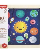 FISHER PRICE Mini puzzle din lemn Cosmos 9 piese HXV16