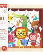 FISHER PRICE Mini puzzle din lemn Jungla HXV18