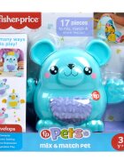 FISHER PRICE Ursulet cu forme Mix and Match Pet 17 accesorii HXP18