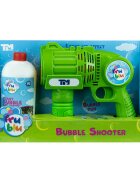 Fru Blu Pistol de facut baloane cu efecte de lumini si solutie 0.5 l