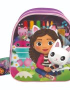 Gabby's Dollhouse Set pentru desen in rucsac Gabbys Dollhouse