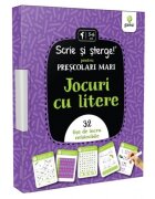 Gama Jocuri cu litere Prescolari mari Scrie si sterge
