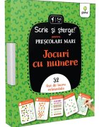 Gama Jocuri cu numere Prescolari mari Scrie si sterge