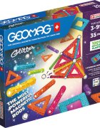 Geomag Joc de constructie Magnetic Glitter 35 Piese Reciclat