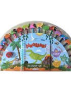 GIRASOL Dinozauri de colorat 20 creioane