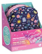 Glimmer & Glow Mini ghiozdanel cu accesorii de papetarie 5 piese