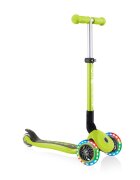 Globber Trotineta pliabila Junior cu lumini Verde
