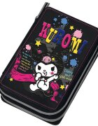 Graffiti Penar echipat cu doua compartimente Kuromi Sketchy