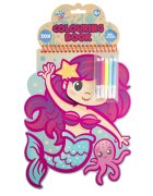 GRAFIX Carte de colorat cu 6 carioci 20 pagini