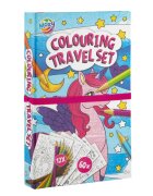 GRAFIX Set 2 carti de colorat cu 12 creioane colorate Colouring Travel