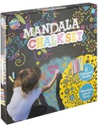 GRAFIX Set creta colorata cu sablon Mandala