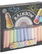 GRAFIX Set creta colorata Rainbow 27 bucati