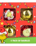 Grinch Set 4 globuri