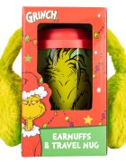 Grinch Set cana cu capac si casti de iarna