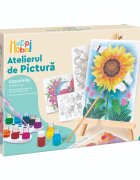 Happi Hobbi Set de pictura Atelierul de pictura Aquarelle Floarea Soarelui