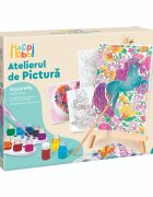 Happi Hobbi Set de pictura Atelierul de pictura Aquarelle Unicorn