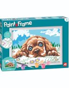 Happi Hobbi Set de pictura pe numere Picteaza si inrameaza Catelus iubitor