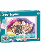 Happi Hobbi Set de pictura pe numere Picteaza si inrameaza Dulce prietenie
