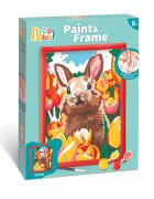 Happi Hobbi Set de pictura pe numere Picteaza si inrameaza Iepuras vesel