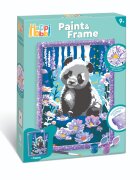 Happi Hobbi Set de pictura pe numere Picteaza si inrameaza Panda visator