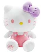Hello Kitty Jucarie de plus in salopeta roz 22 cm