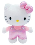 Hello Kitty Jucarie de plus in salopeta Roz 30 cm