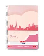 Herlitz Caiet dictando cu spirala A4 70 file Economic