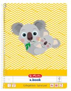 Herlitz Caiet dictando cu spirala A4 Cute Animals Koala 80 file