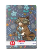 Herlitz Caiet Tip 2 A5 24 file Cute Animals Premium