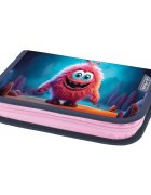 Herlitz Penar neechipat cu un compartiment Pink Monster