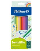 Herlitz Set 12 creioane colorate triunghiulare