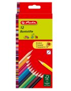 Herlitz Set creioane color triunghiulare 12 buc
