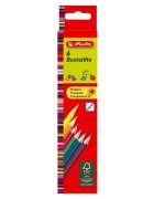 Herlitz Set creioane color triunghiulare 6 buc