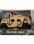 Hero Combat Jeep militar cu lumini si sunete 23 cm Maro