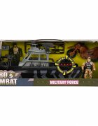Hero Combat Set nava militara si motocicleta cu figurine