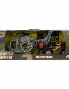 Hero Combat Set vehicule militare cu figurine Elicopter si ATV