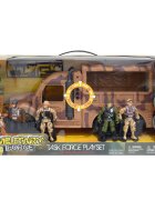 Hero Combat Vehicul militar si 4 figurine Camion 15 piese